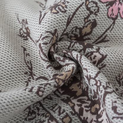 Couverture de canapé à pompons papillon vintage