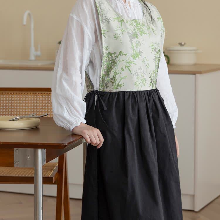 Blouse d'artiste pastorale imperméable en bambou