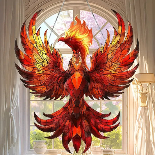 Décoration d'intérieur en acrylique à suspendre pour Halloween Firebird