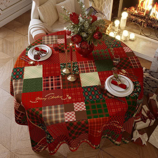 Nappe luxueuse, festive et imperméable pour Noël