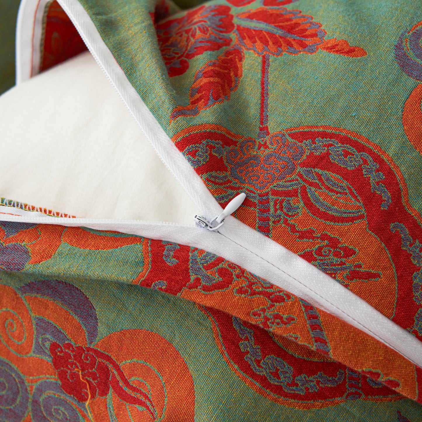 Parures de lit luxueuses en gaze de coton à motif floral (4 pièces)