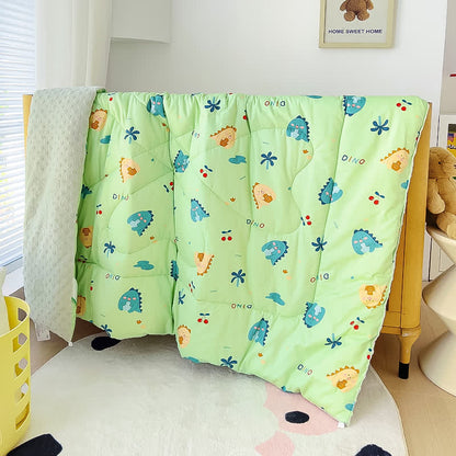 Couverture d'hiver pour tout-petits en coton avec un joli dinosaure