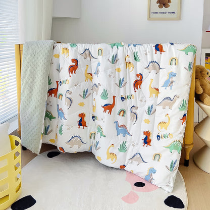 Couette en coton Dinosaur World pour tout-petits