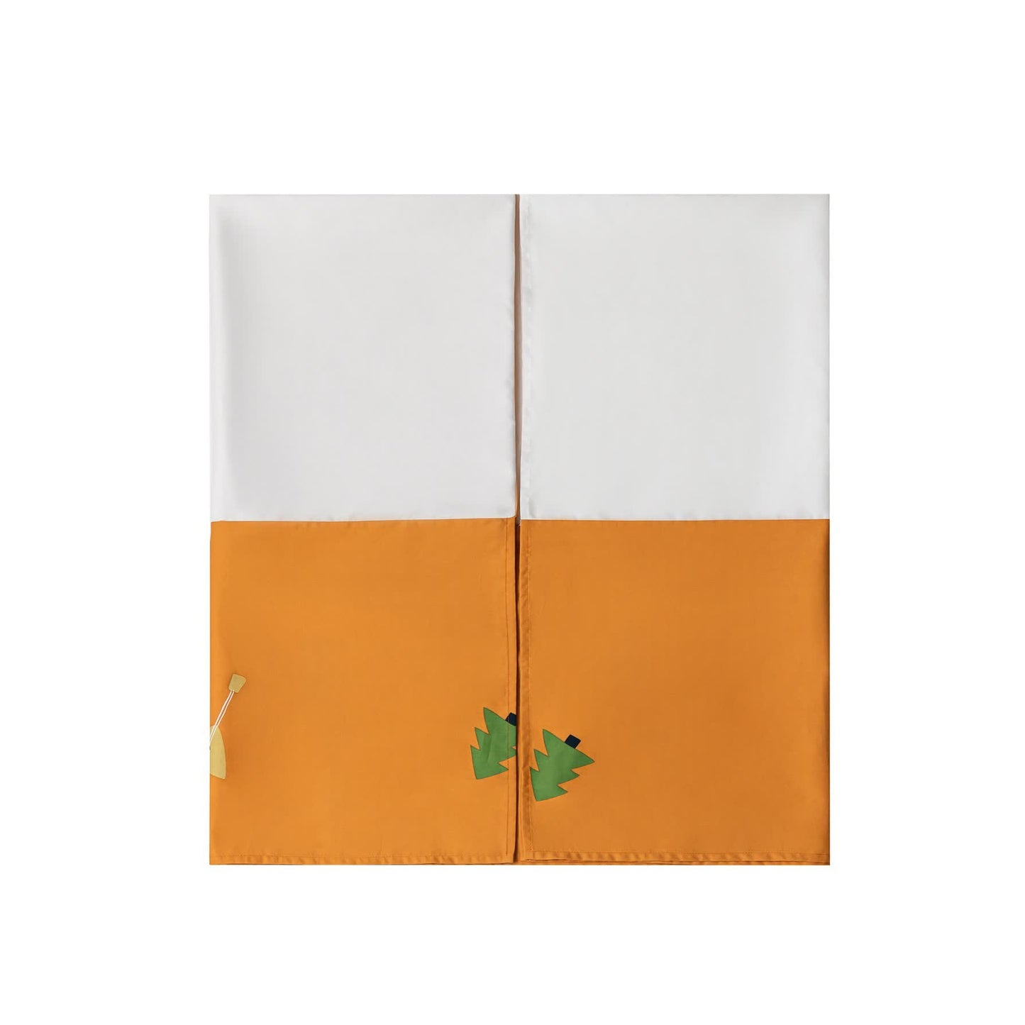Parure de lit en coton pour lit enfant avec motifs animaux dans un motif forêt (3 pièces)