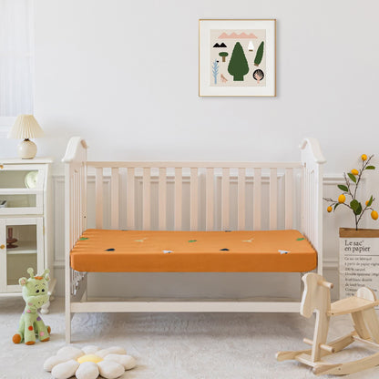 Parure de lit en coton pour lit enfant avec motifs animaux dans un motif forêt (3 pièces)