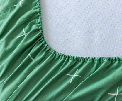 Parure de lit en pur coton avec motif animal de dessin animé pour lit d'enfant (3 pièces)