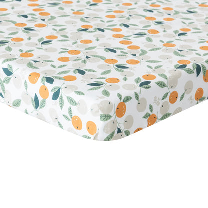 Parure de lit enfant en coton orange pastoral (3 pièces)