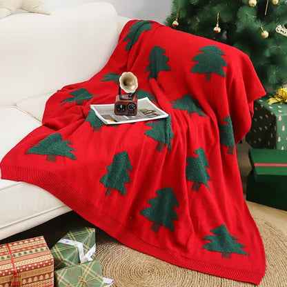 Couverture de canapé décorative pour sapin de Noël