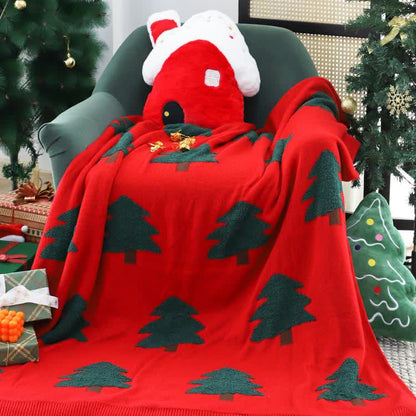 Couverture de canapé décorative pour sapin de Noël