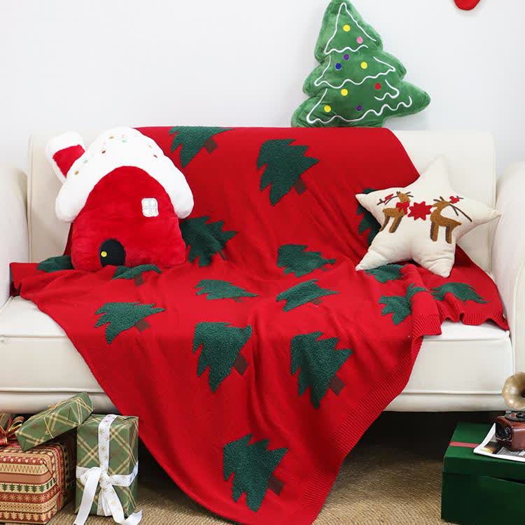 Couverture de canapé décorative pour sapin de Noël