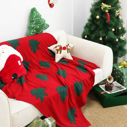 Couverture de canapé décorative pour sapin de Noël