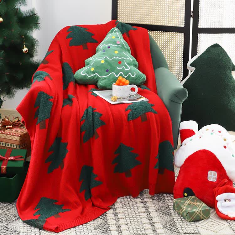 Couverture de canapé décorative pour sapin de Noël