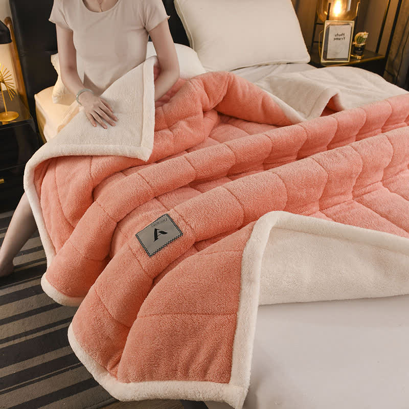 Couverture polaire double face