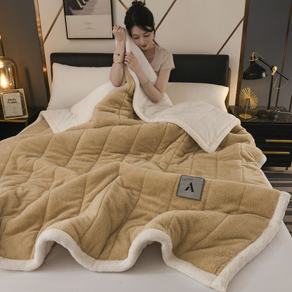 Couverture polaire double face