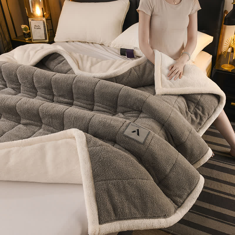 Couverture polaire double face
