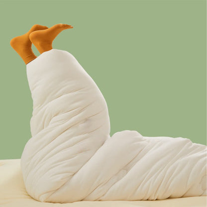 Couette douce et respirante en coton uni