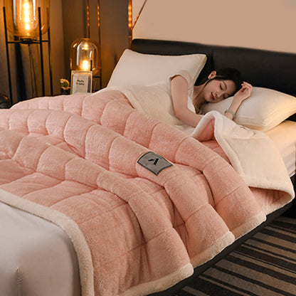 Couverture polaire double face