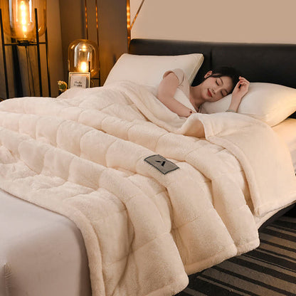 Couverture polaire double face