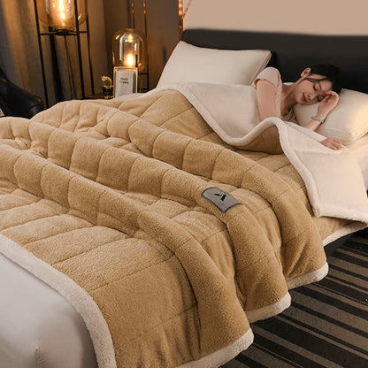 Couverture polaire double face