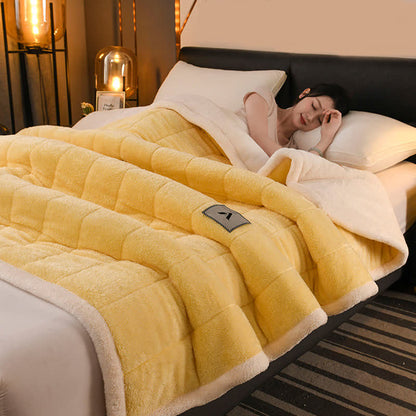 Couverture polaire double face