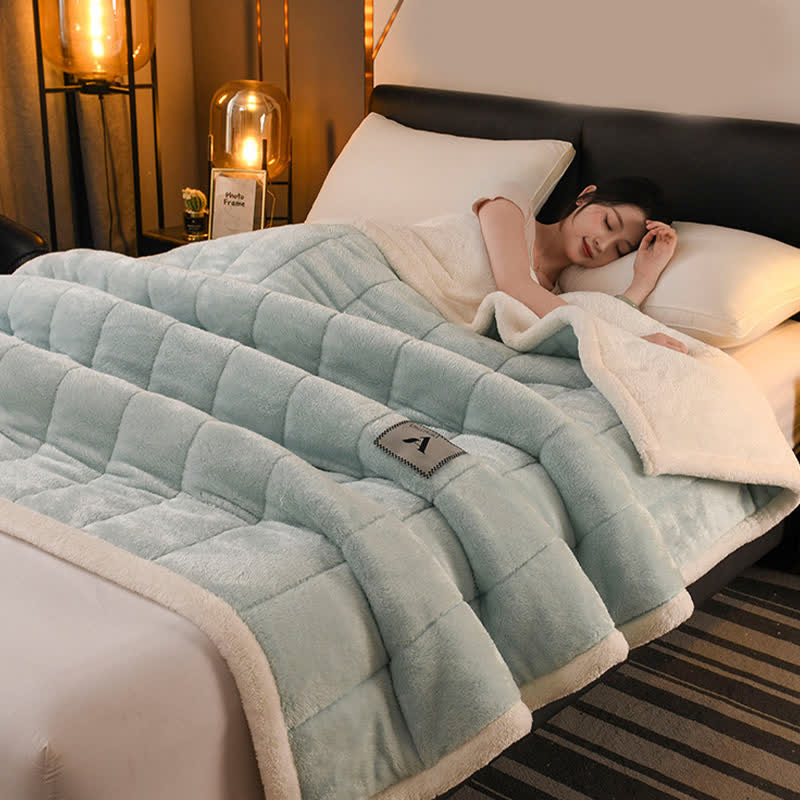 Couverture polaire double face