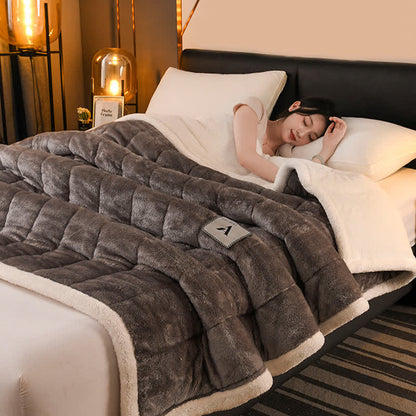 Couverture polaire double face