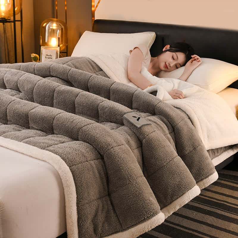 Couverture polaire double face