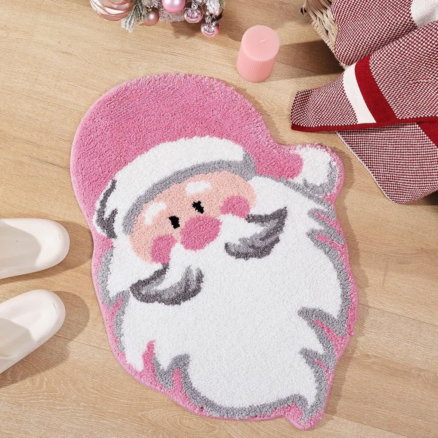 Tapis doux et festif de Noël pour la décoration de la maison