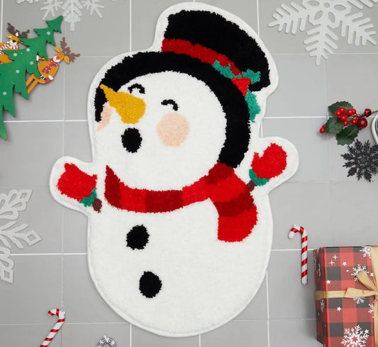 Tapis moelleux pour la décoration de Noël