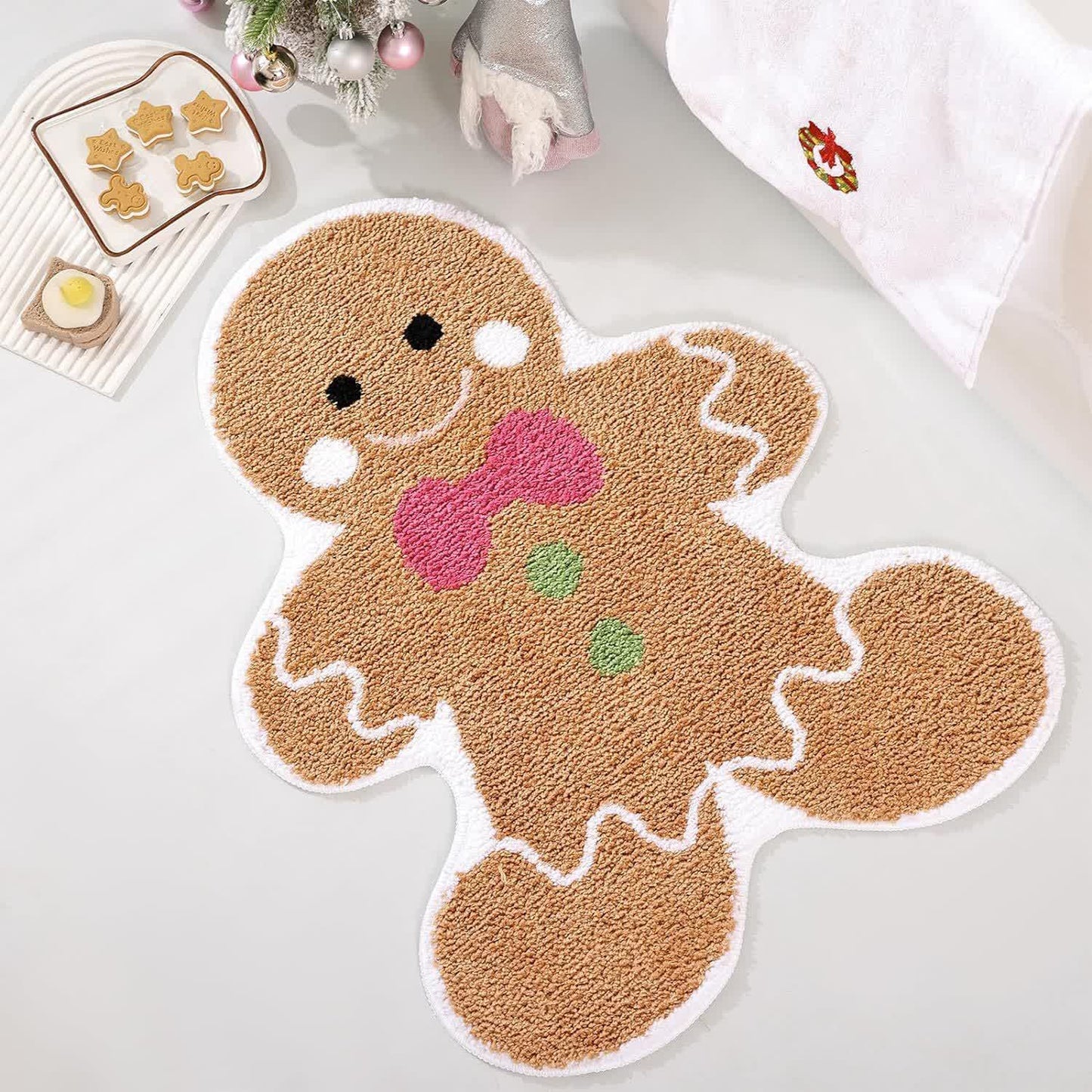 Tapis moelleux pour la décoration de Noël