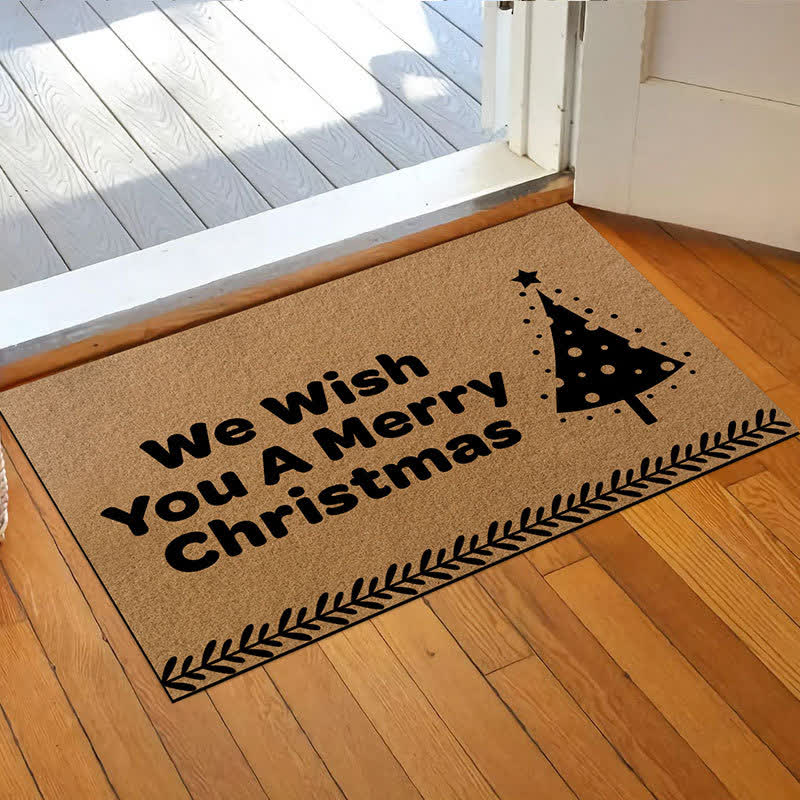 Tapis antidérapant avec motif de Noël pour la décoration de la maison