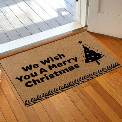 Tapis antidérapant avec motif de Noël pour la décoration de la maison