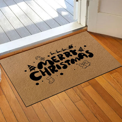Tapis antidérapant avec motif de Noël pour la décoration de la maison