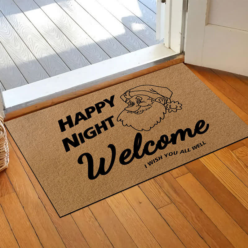 Tapis antidérapant avec motif de Noël pour la décoration de la maison
