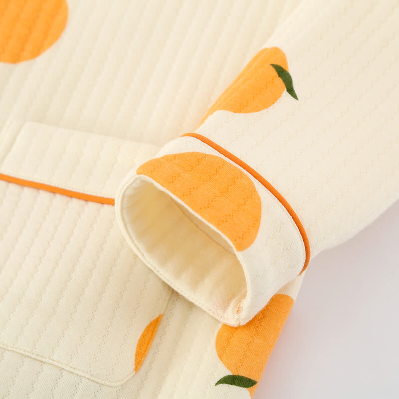 Air Cotton – Ensemble de vêtements de détente Country orange