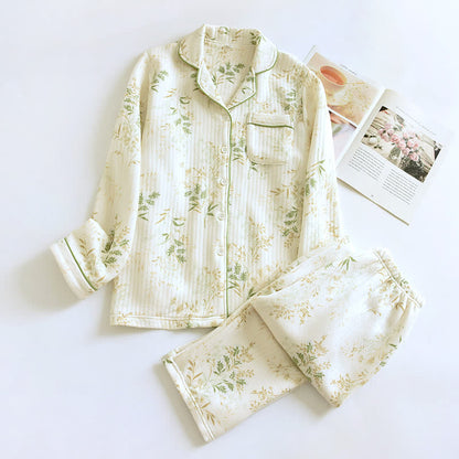 Ensemble de vêtements de détente en coton Air de style rafraîchissant