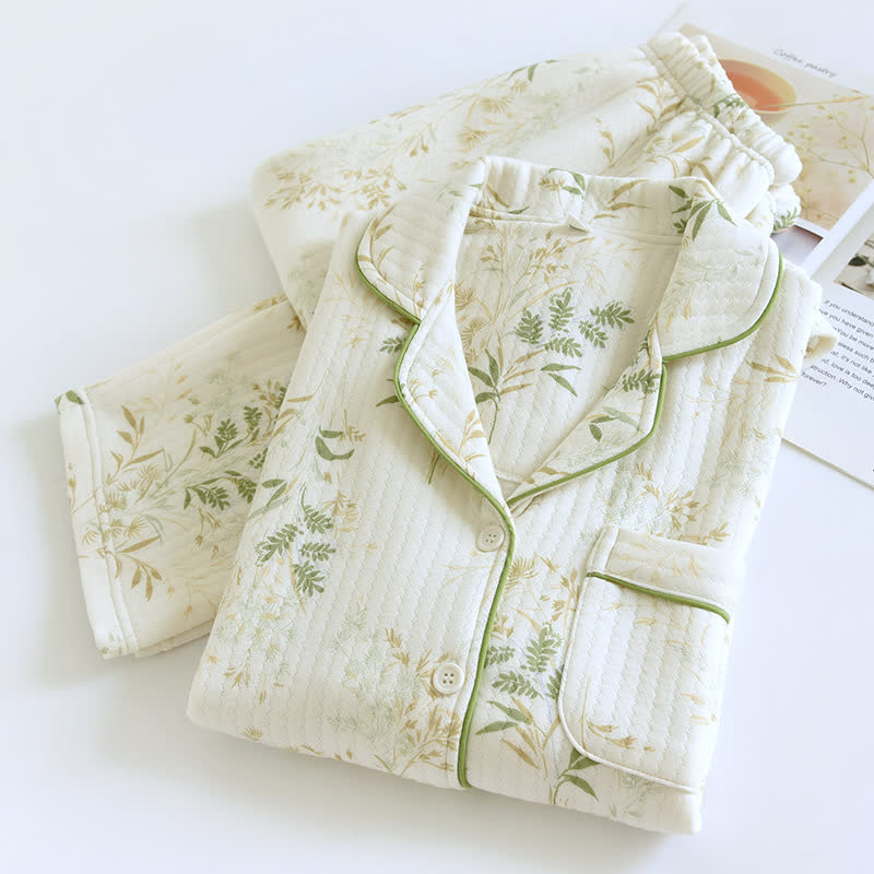 Ensemble de vêtements de détente en coton Air de style rafraîchissant