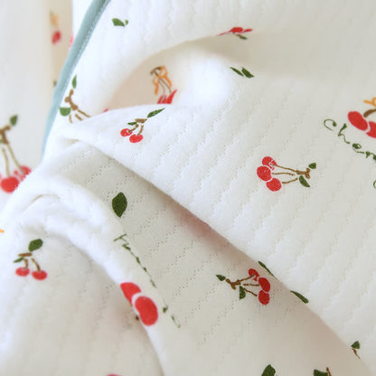 Ensemble pyjama double épaisseur en coton Air avec cerises