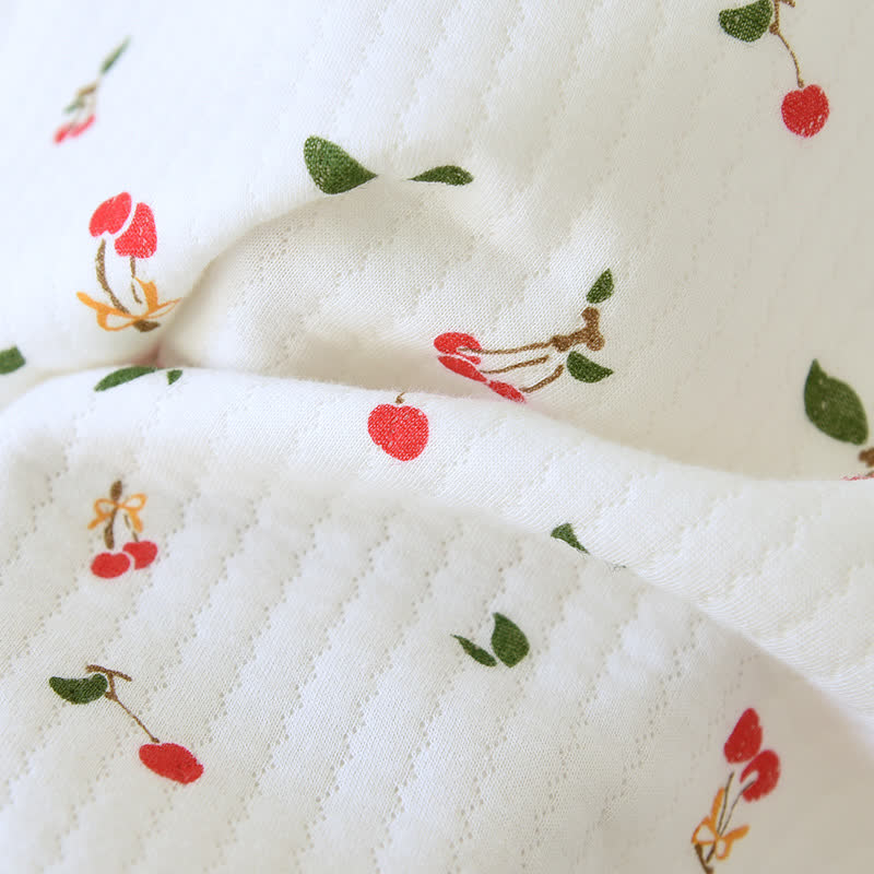 Ensemble pyjama double épaisseur en coton Air avec cerises