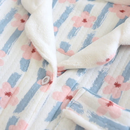 Ensemble de pyjama en coton à air chaud Refresh Flower