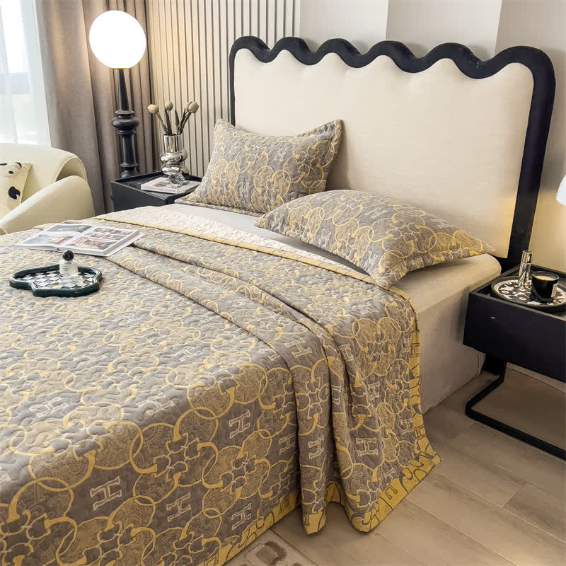 Couette en gaze de coton double épaisseur de style rétro