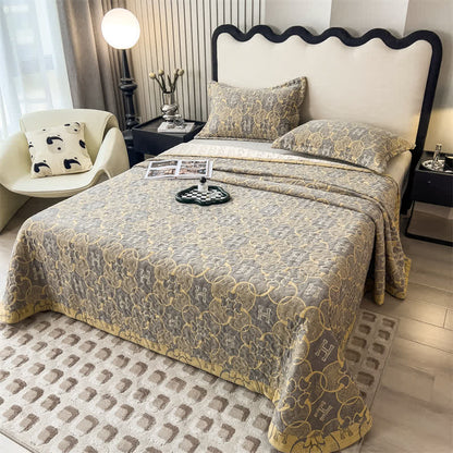 Couette en gaze de coton double épaisseur de style rétro