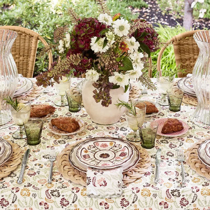Set de table rond en rotin tissé à la main