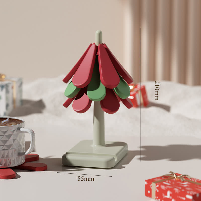 Set de table en silicone thermo-isolant avec dégradé de couleurs