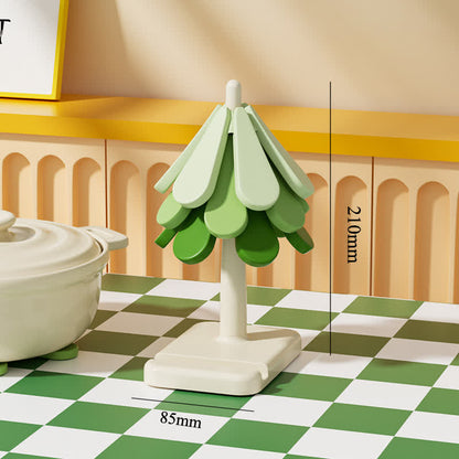 Set de table en silicone thermo-isolant avec dégradé de couleurs