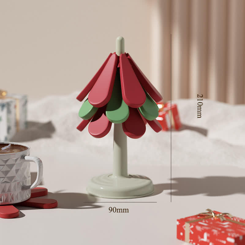 Set de table en silicone thermo-isolant avec dégradé de couleurs