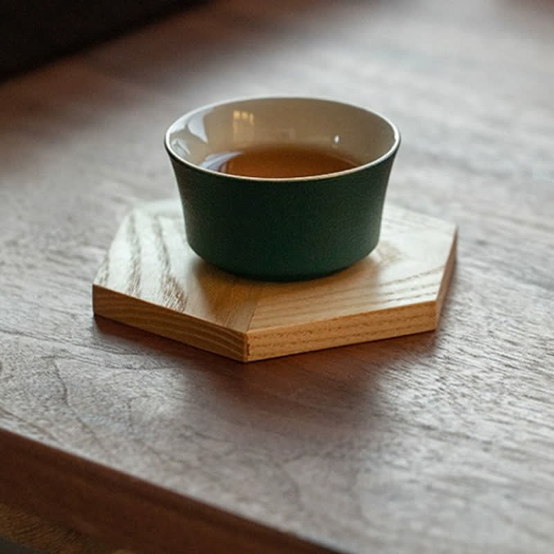 Set de table hexagonal en bois