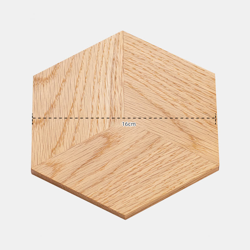 Set de table hexagonal en bois