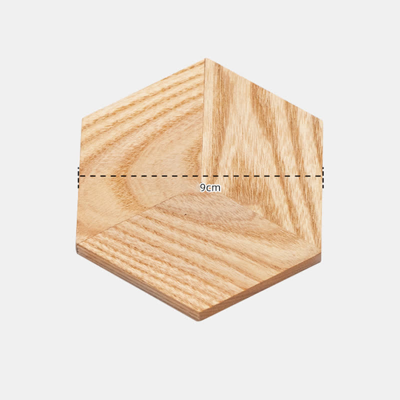 Set de table hexagonal en bois