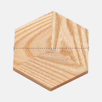 Set de table hexagonal en bois